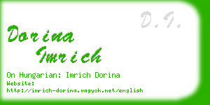 dorina imrich business card